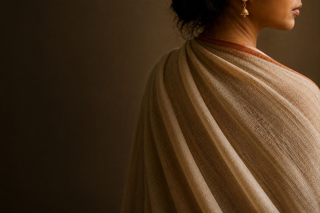 Sari fabric, intimate
